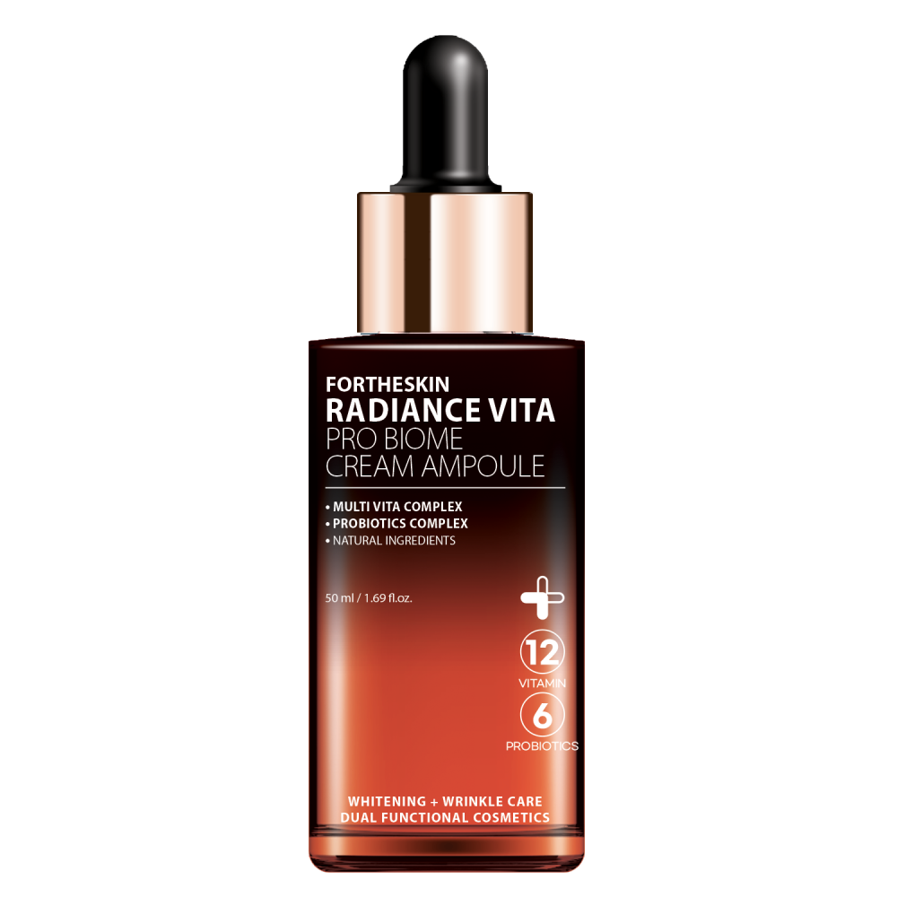 [FORTHESKIN] RADIANCE VITA PRO BIOME CREAM AMPOULE - Крем-сыворотка для лица ЛИФТИНГ, 50 мл
