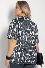 Блуза Стефано (черно-белая) Б12594-20 LT Collection