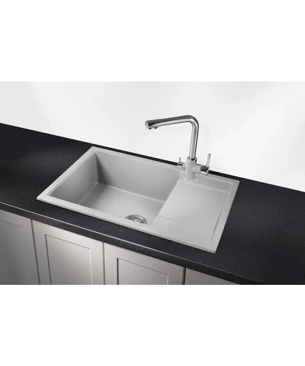 Кухонная мойка Kuppersberg ROYS 60 NL 1B1D GREY ROCK фото 2