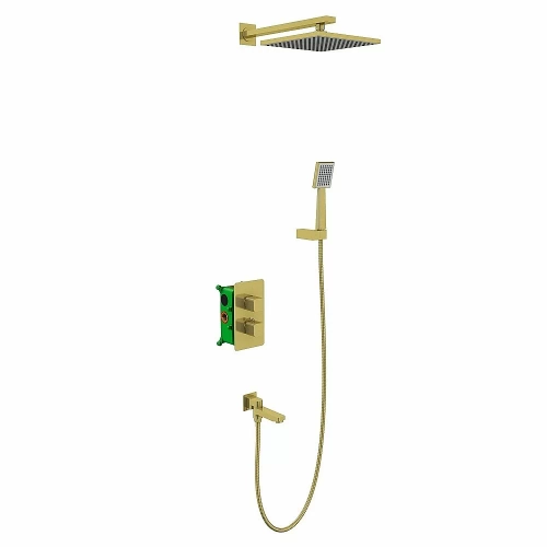 Душевая система Timo PETRUMA SX-5049/17SM золото матовое