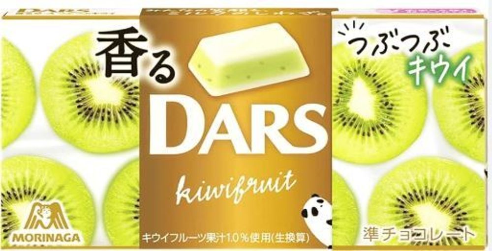 Шоколад DARS белый &quot;Ароматный киви&quot; 12шт, Morinaga 46г