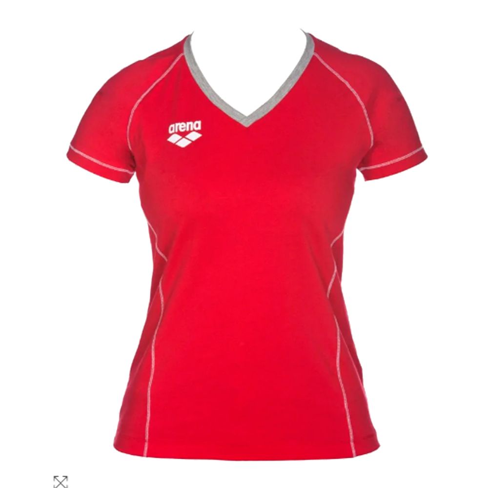 Футболка женская Arena Team Line S/S TEE (красный)