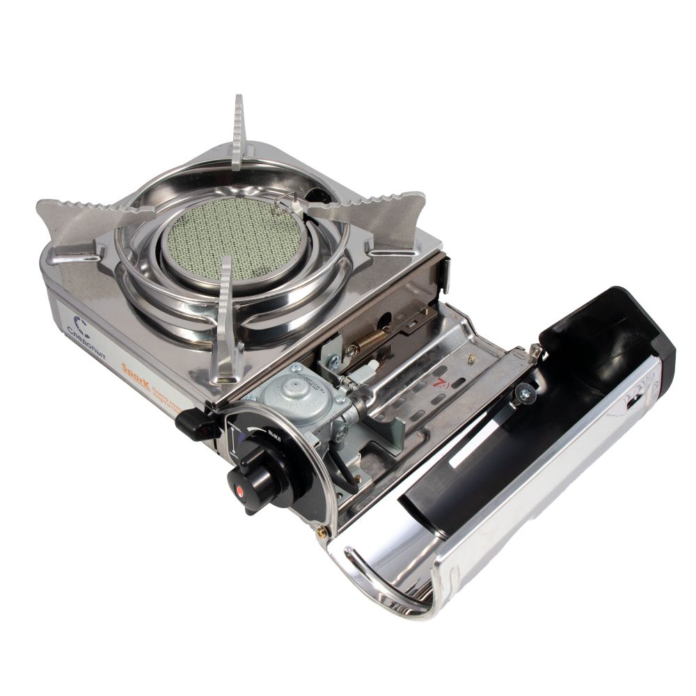 Плита наст. газовая &quot;СЛЕДОПЫТ - Spark&quot;, керам. (защита от избыточного давления)/8/