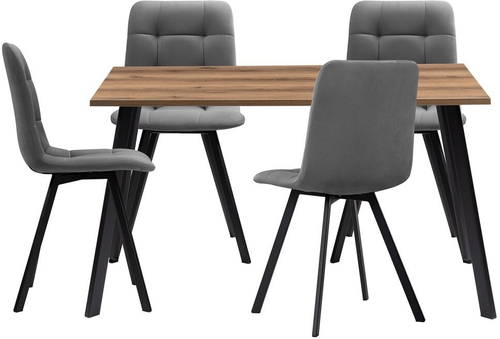 Обеденная группа Мальба из ЛДСП с текстильной обивкой