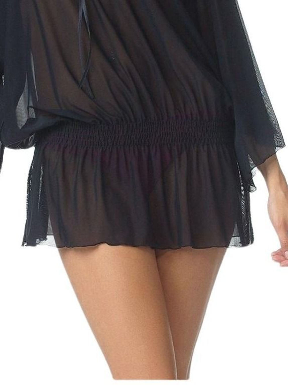 Туника пляжная черная р. 48-54 Charmante Италия