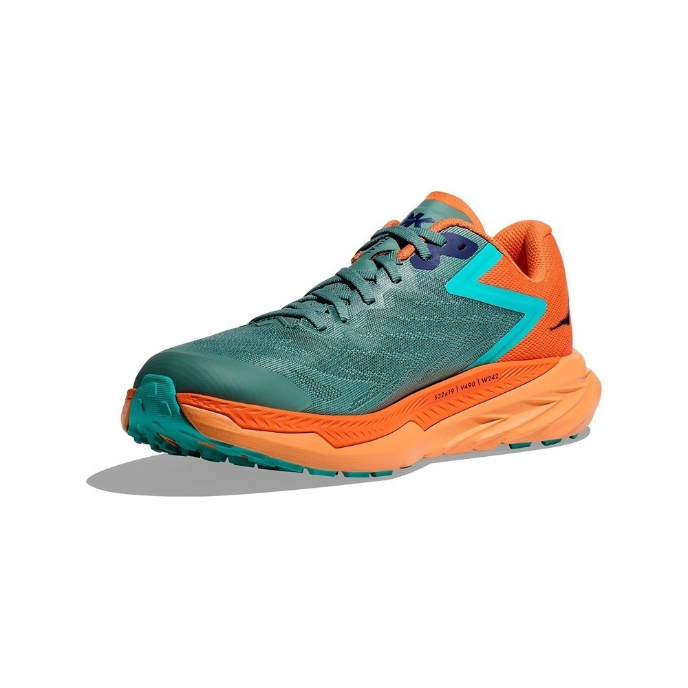 Кроссовки мужские HOKA M ZINAL Trellis / Vibrant Orange