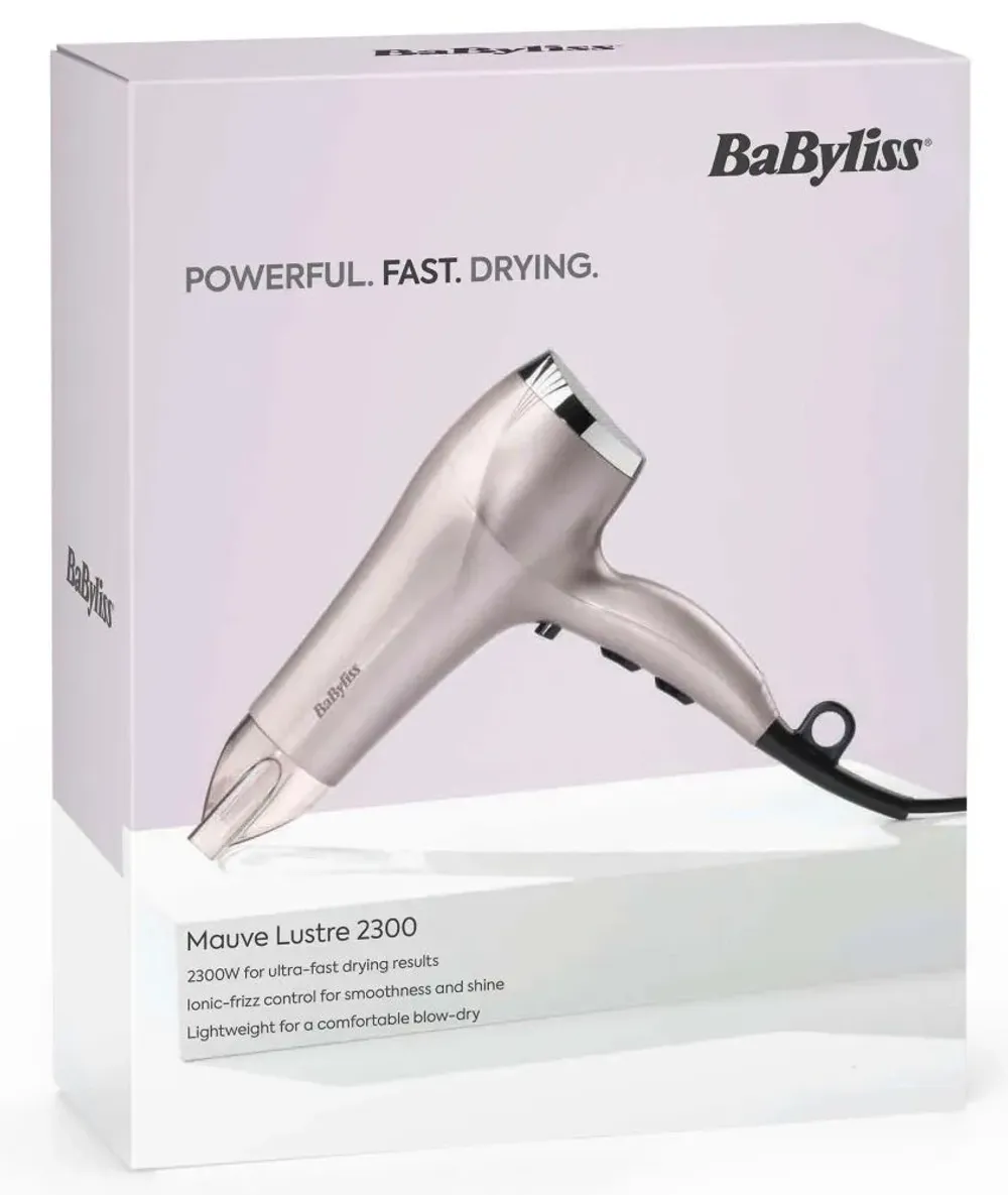 Фен BaByliss Mauve Lustre 2300 D781E - 3