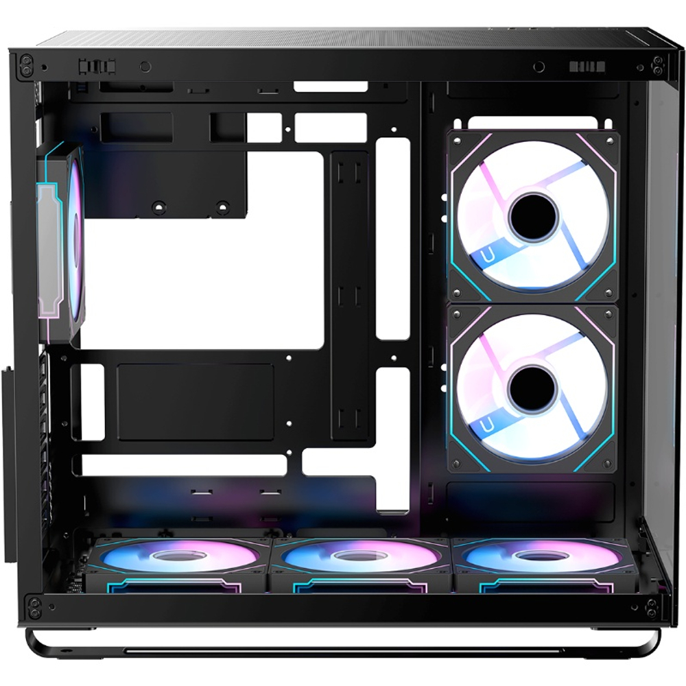 Корпус Ocypus Iota C70 BK ARGB, Midi-Tower, ATX, mATX, mITX, Black, Без БП