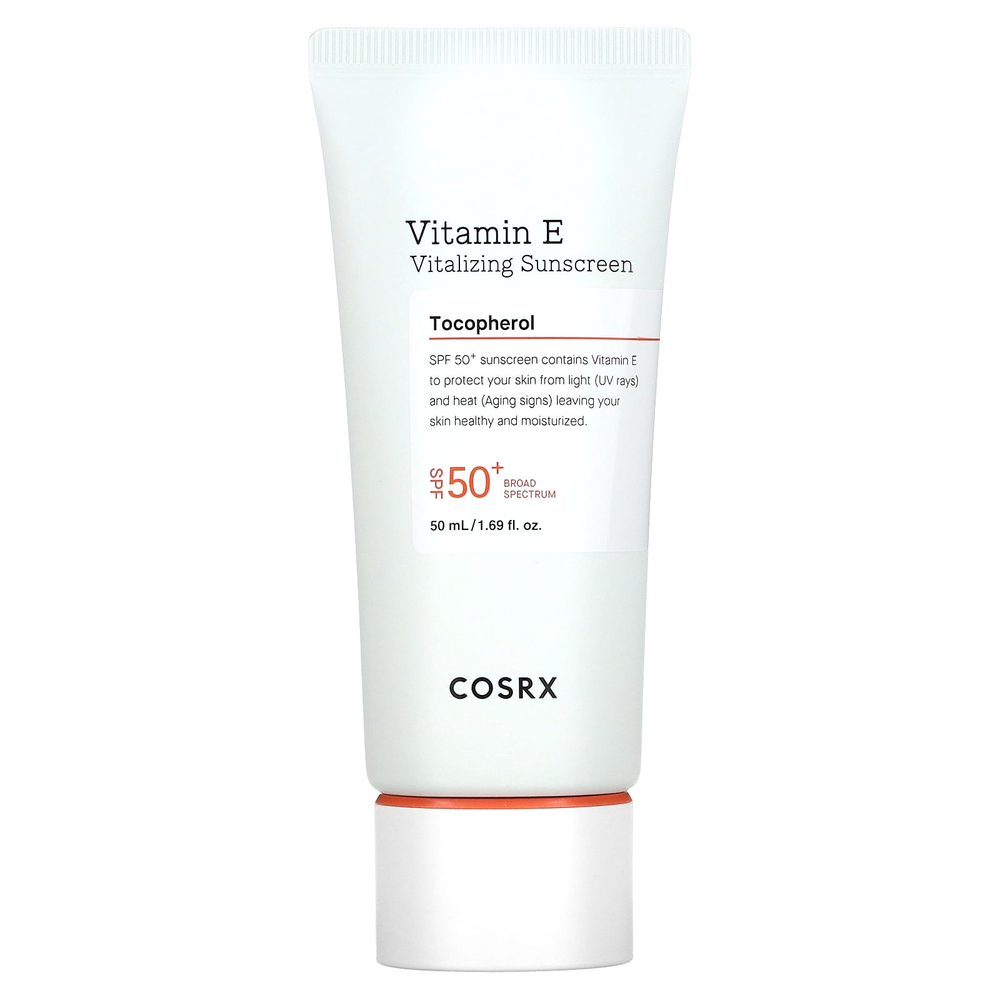 CosRx, Vitamin E, Vitalizing Sunscreen, SPF 50+, 1.69 fl oz (50 ml)