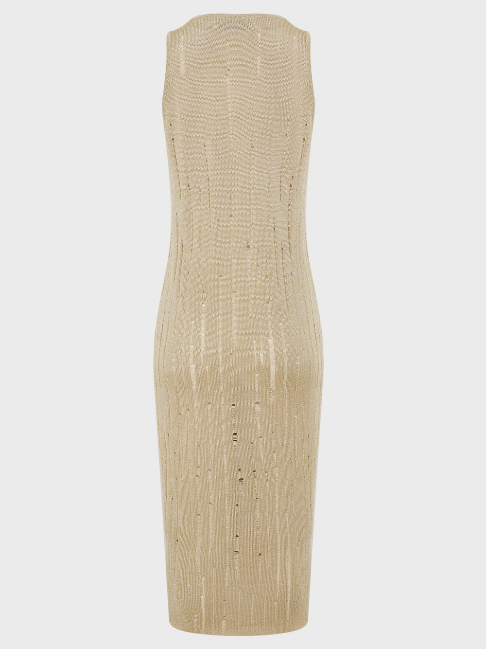 Платье-майка вязаное с люрексом