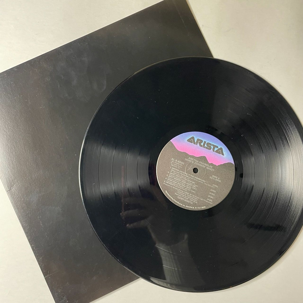 Винтажная виниловая пластинка LP Aretha Franklin Who Zoomin Who? (Germany 1985) Без конверта