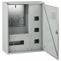 Корпус металлический навесной ЭРА ЩУРН-3/18 (350х450х155) IP31 УХЛЗ серый | Корпуса металлические учетно-распределительные