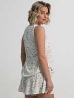 Костюм домашний с шортами Мила (бежево-голубой) К15213-1М LT Collection