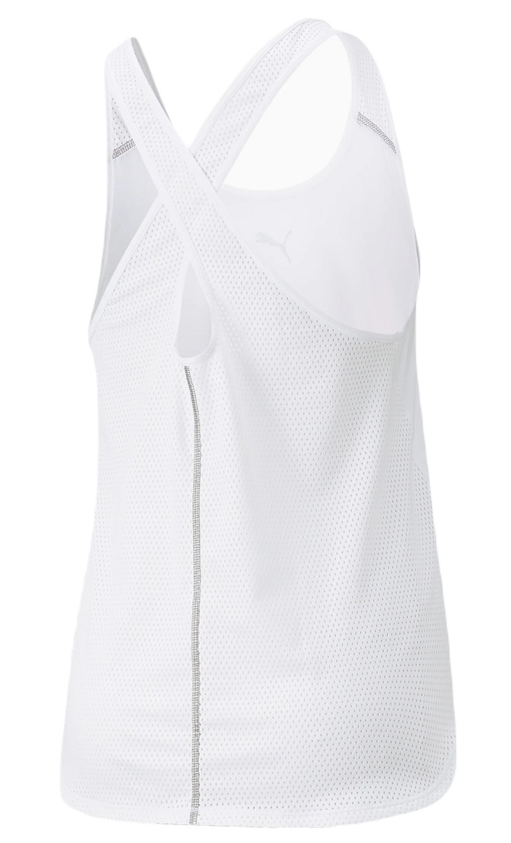 Женский топ теннисный Puma Run Cloudspun Marathon Tank - puma white