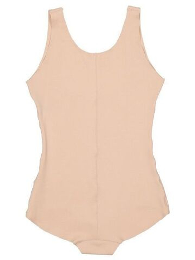 Утягивающее боди со швом на спинке (Размер: 2X) (Цвет: бежевый)