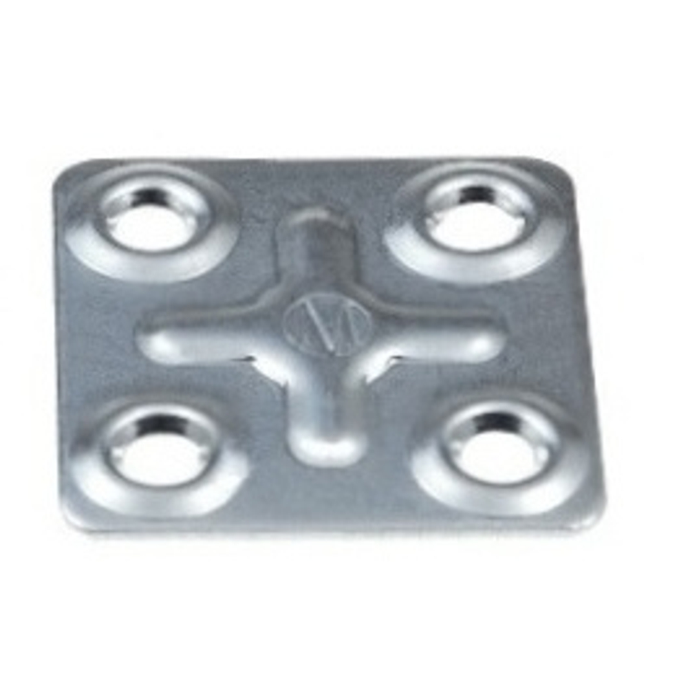 Пластина крепежная ПК 48*48*1,2 цинк (2шт)