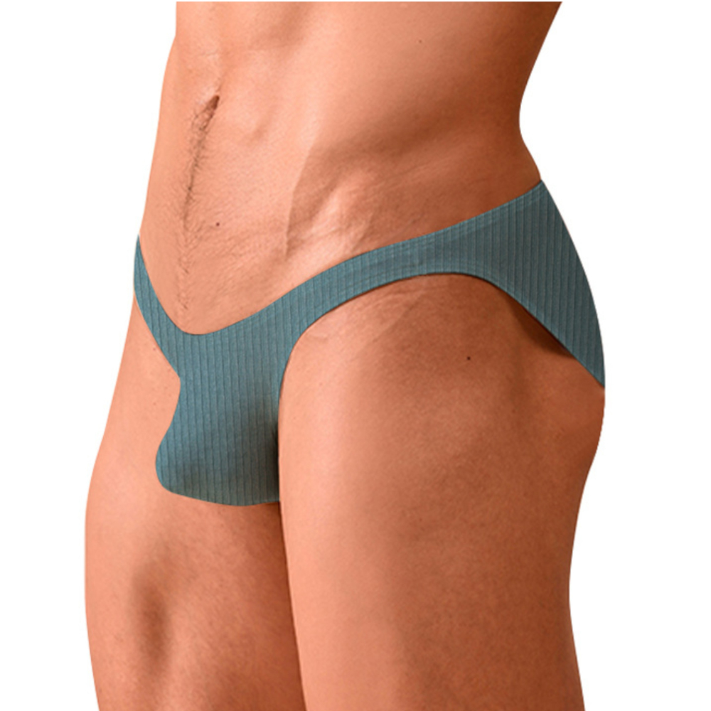 Мужские трусы слипы бирюзовые ADANNU AN7118-11