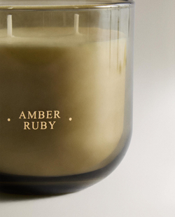 Zara Home - Янтарная рубиновая ароматическая свеча, 400 г