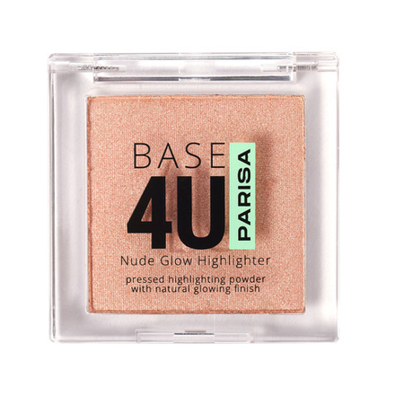 Parisa Пудра-хайлайтер для лица Base 4U, Н-01, шелковистая, тон №02, 4 гр