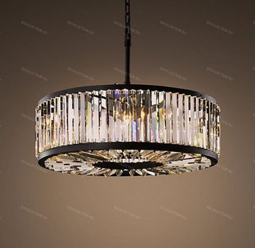 WELLES CLEAR CRYSTAL ROUND Restoration Hardware 68060841