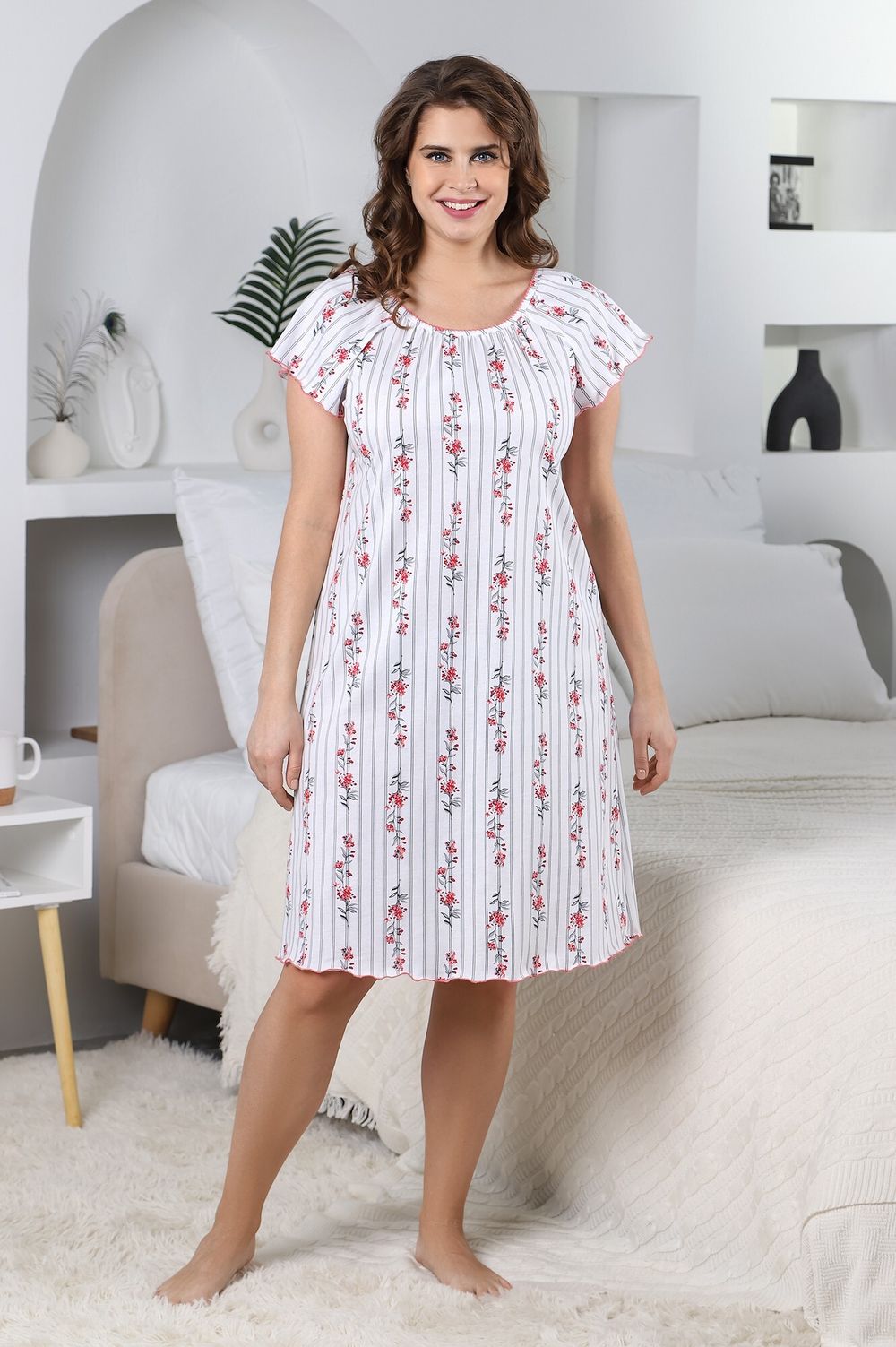 Ночная сорочка Нэнси-2 Виотекс КРАСНЫЙ