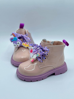 Ботинки для девочек Buba Purple