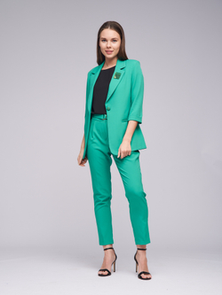 Костюм брючный изумрудный