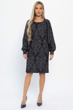 Платье Шарли (черно-коричневое) П14861-18М LT Collection