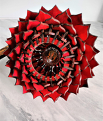 Настольный светильник из фанеры в стиле лофт "Шишка"