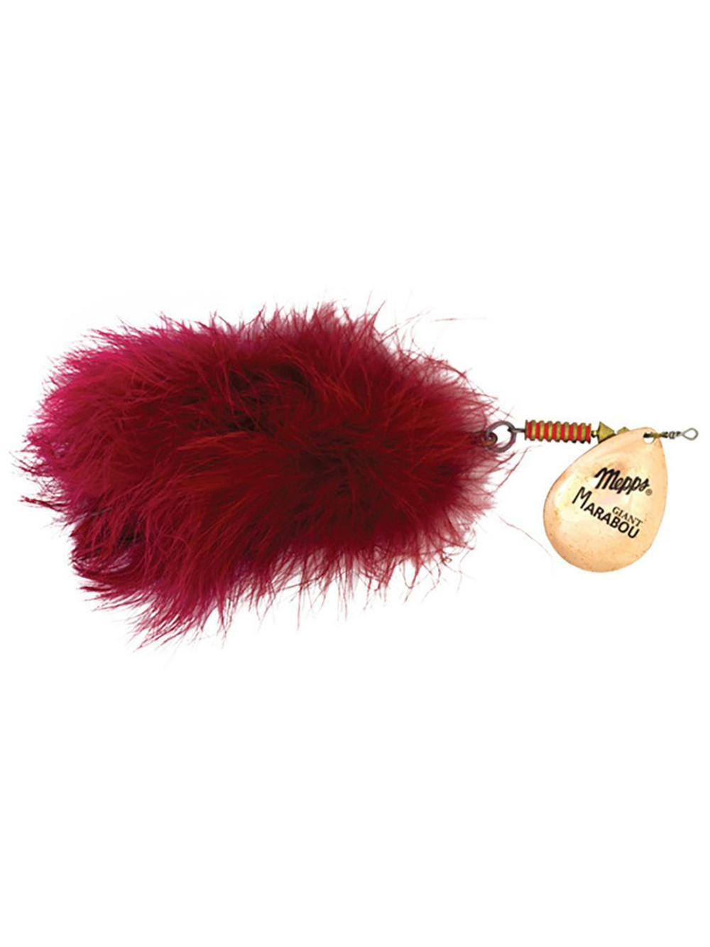 Блесна для рыбалки GIANT MARABOU Copper/Red