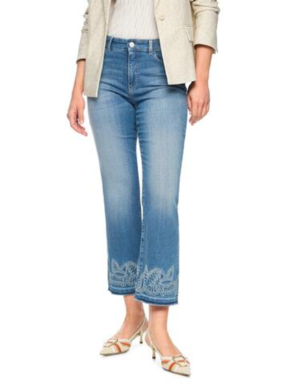 Marc Cain Джинсы сорнаментом по низу