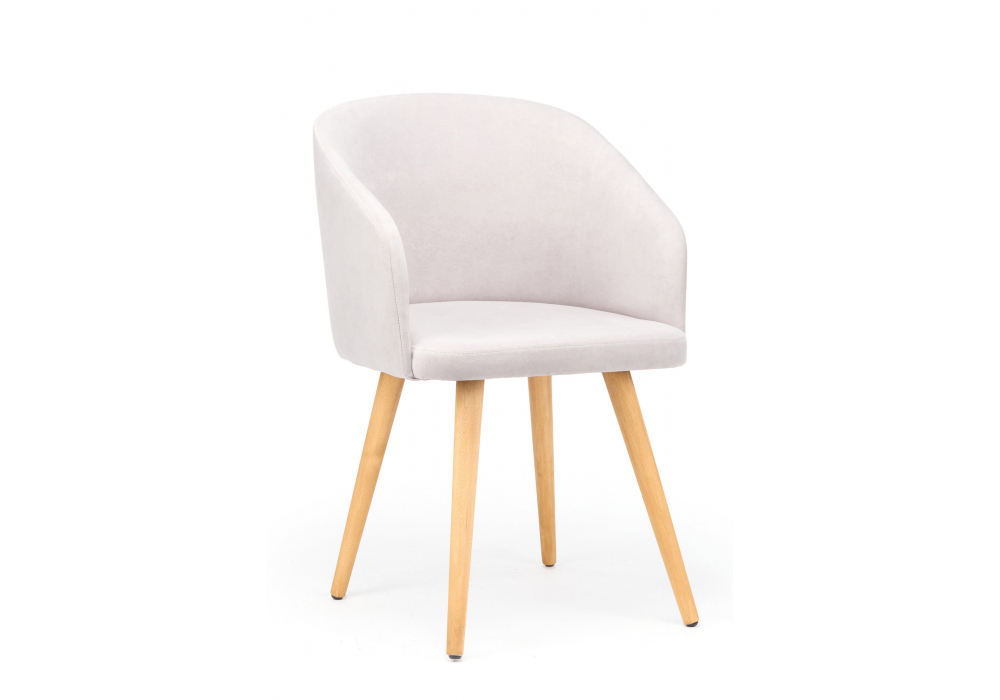 Стул деревянный Woodville Монер 360 светло-серый (glory 36), светлое дерево