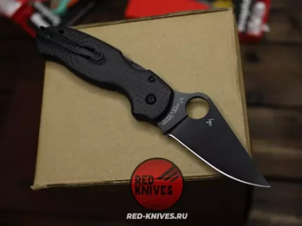 Нож Spyderco Para 3 LTW - черная рукоять, черный клинок RK-480