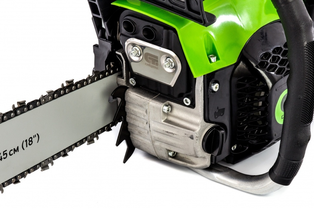 Пила цепная бензиновая ПЦБ-5245, шина 45 см, 52 см3, 3.4 л.с, шаг 0.325, паз 1.5 мм, 72 звена Сибртех