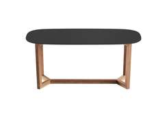 Стол обеденный Cross 2 180*90 см (черный, бук)