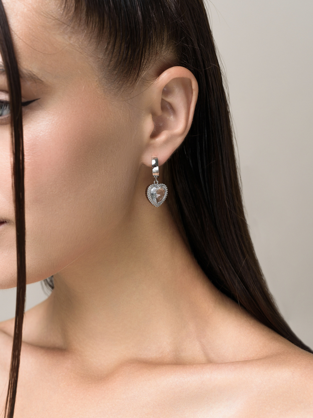 Серьги "Love Or Sex" White