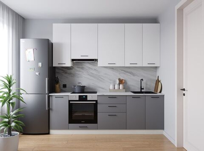 Кухонный гарнитур Элеганция 2400 (верх 950 мм) (38мм)