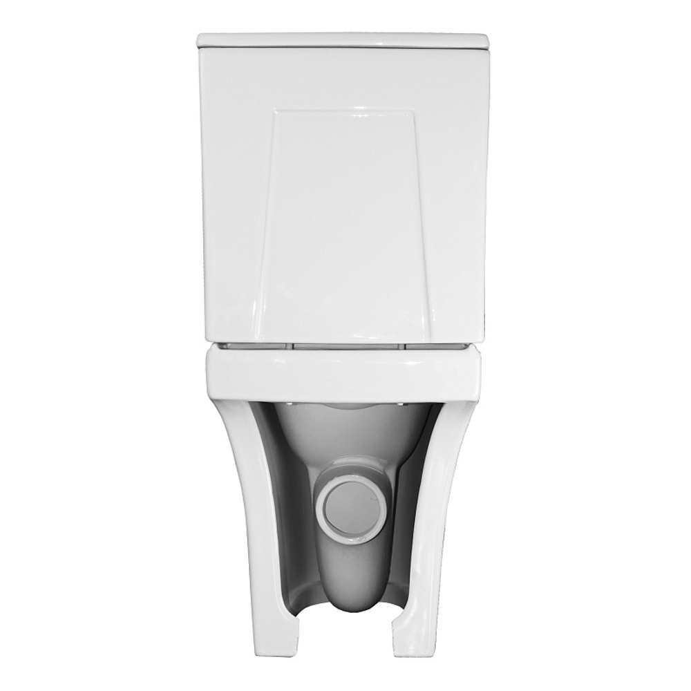 Унитаз-компакт Azario FRENTO 340x650х770 безободковый, в комплекте с бачком и сиденьем микролифт (AZ-2311)