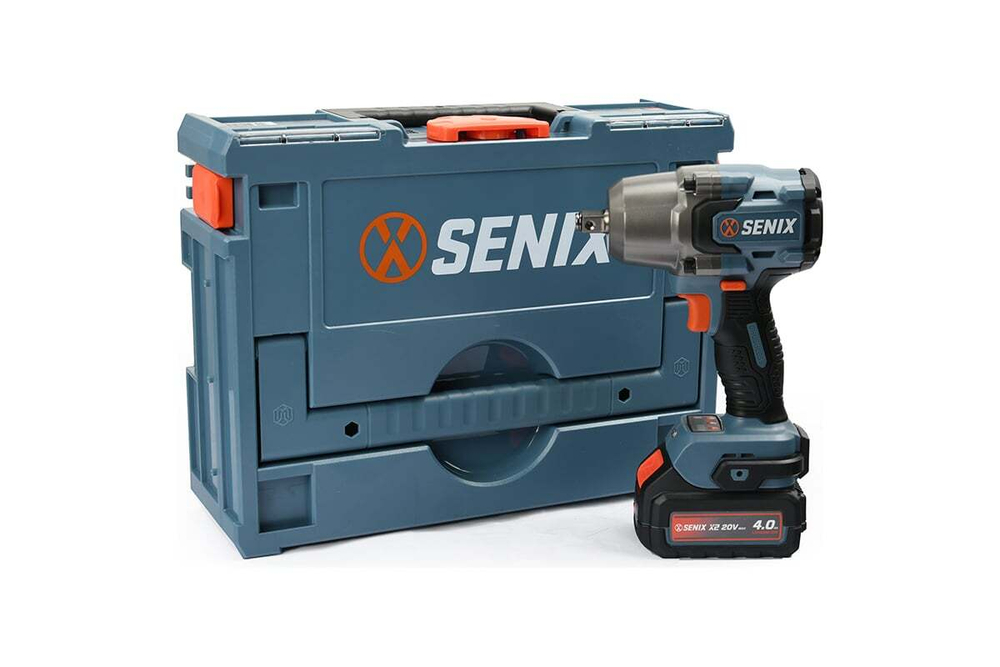 Гайковерт ударный аккумуляторный SENIX PDWX2-M7-EU, 1акб, зу