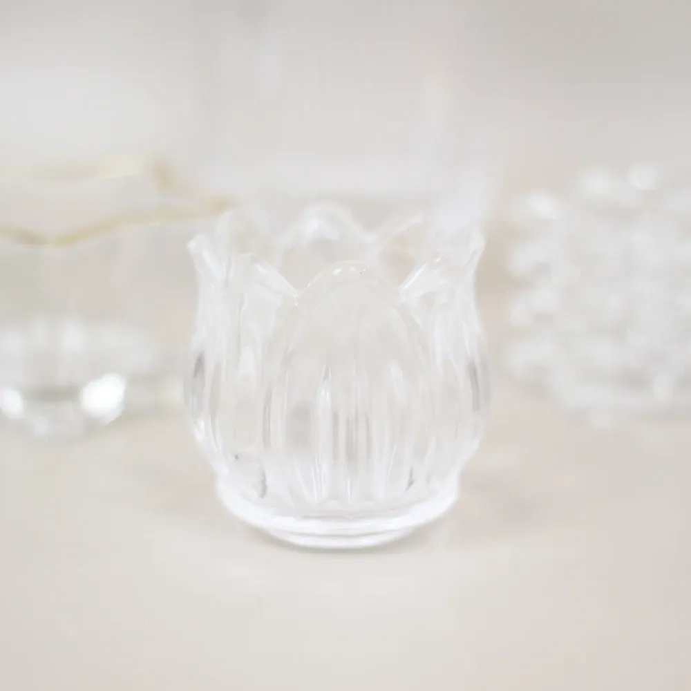 Подсвечник «Кристалл» 6,5*6,7 см, Белый Подсвечник «Кристалл» 6,5*6,7 см, Белый