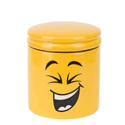 Банка для сыпучих продуктов " " d=10,5см. h=12см. v=480мл. (керамика)