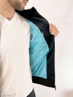 Спортивный костюм Zilli со вставками кожи крокодила