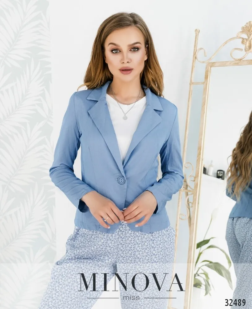 Пиджак 1088-голубой Minova