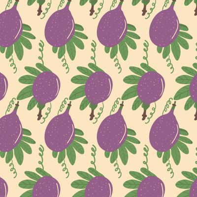 Урожай маракуйи. Тропические фрукты в зелени