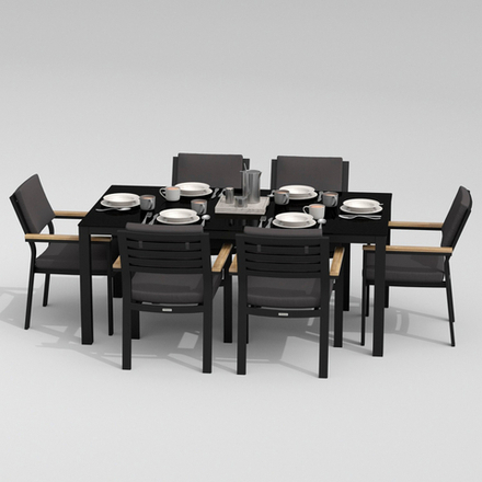 Стул Ideal Patio БОНТА антрацит - каркас карбон