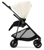Прогулочная коляска Cybex Melio Carbon New Canvas White с дождевиком