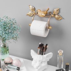 Держатель для туалетной бумаги Птичка Айвори