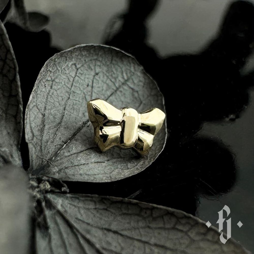 Накрутка &quot;Origami Butterfly&quot; - Желтое золото