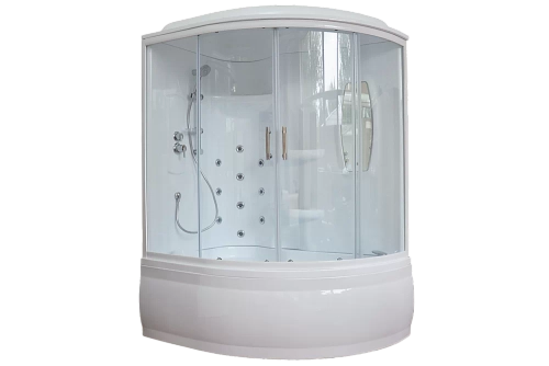 Душевая кабина Royal Bath RB170ALP-T 170x100 профиль белый/стекло прозрачное