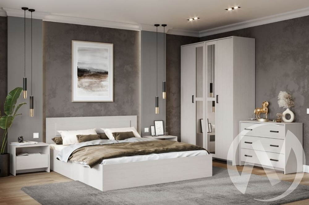 Комод 3 ящика Серия 2 Спальня МСП 1